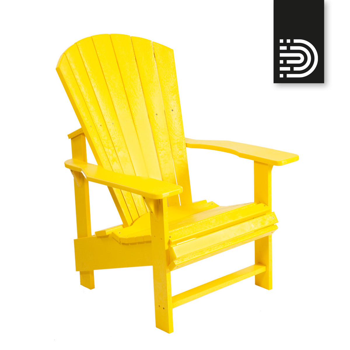 C03 Upright Adirondack Chair -  Yellow 04