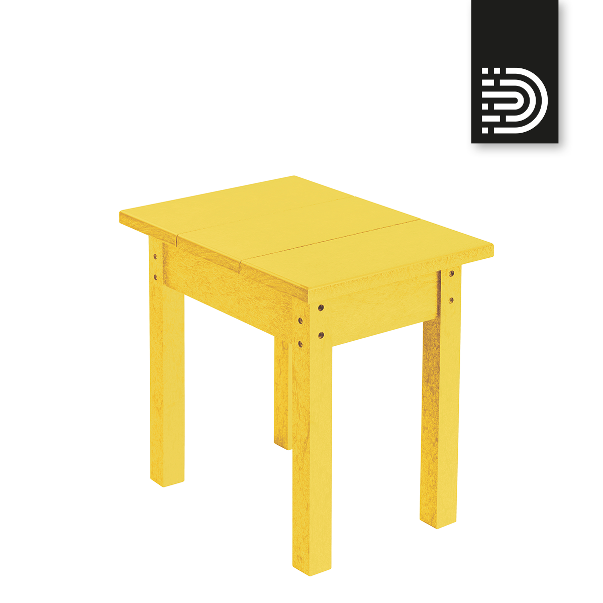 T01 small rectangular table - yellow 04