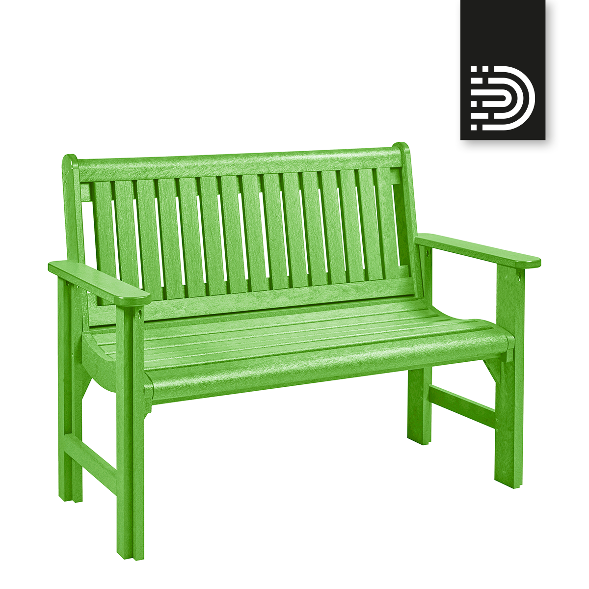 B01 4' Premium Garden Bench- kiwi green 17