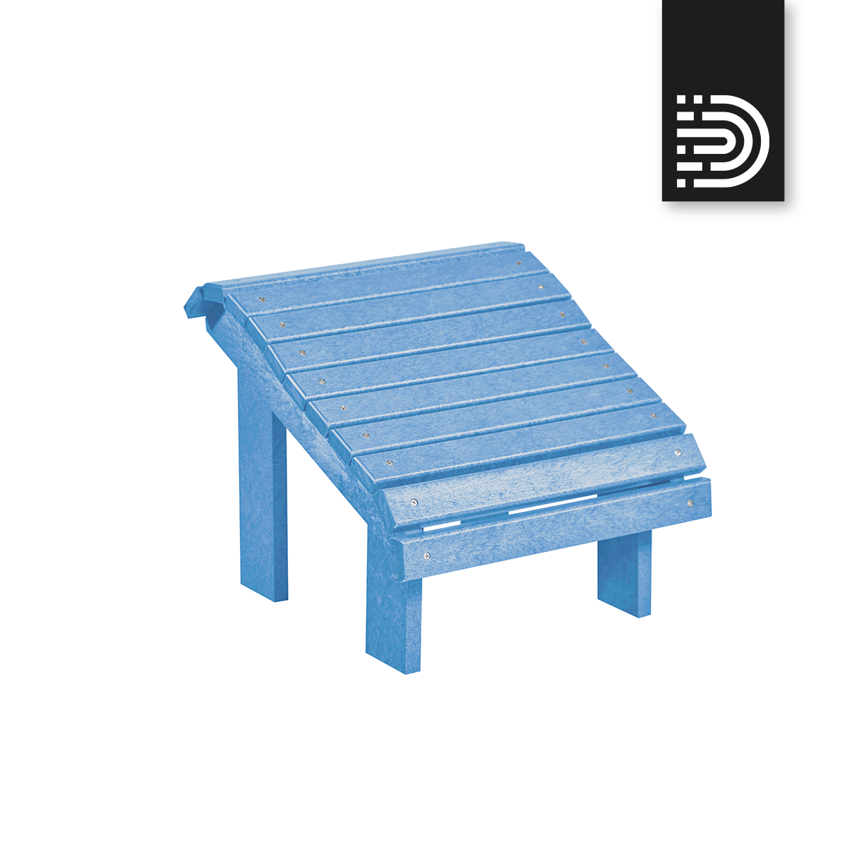 F04 Premium Footstool - sky blue 12
