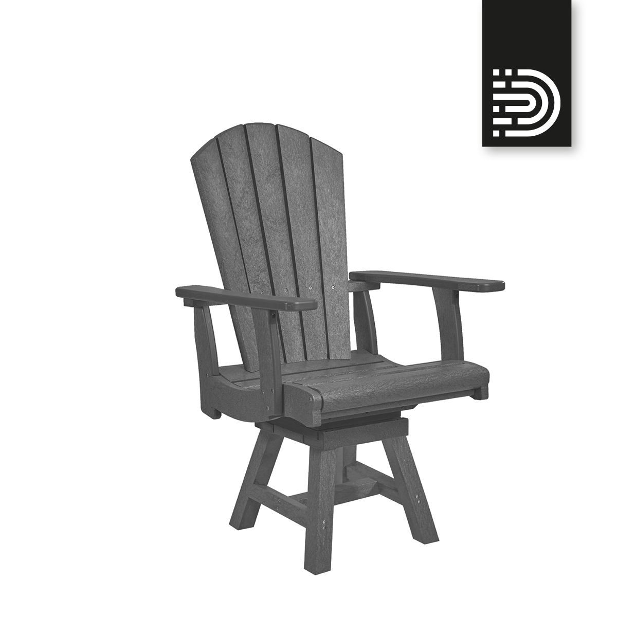 C16 Addy Dining Arm Chair - slate grey 18