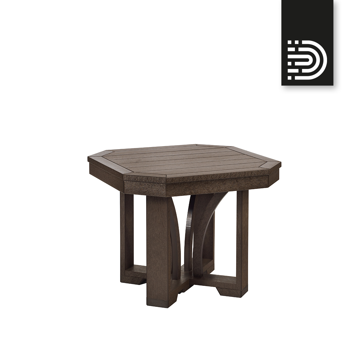 T31 Square End Table  - chocolate 16