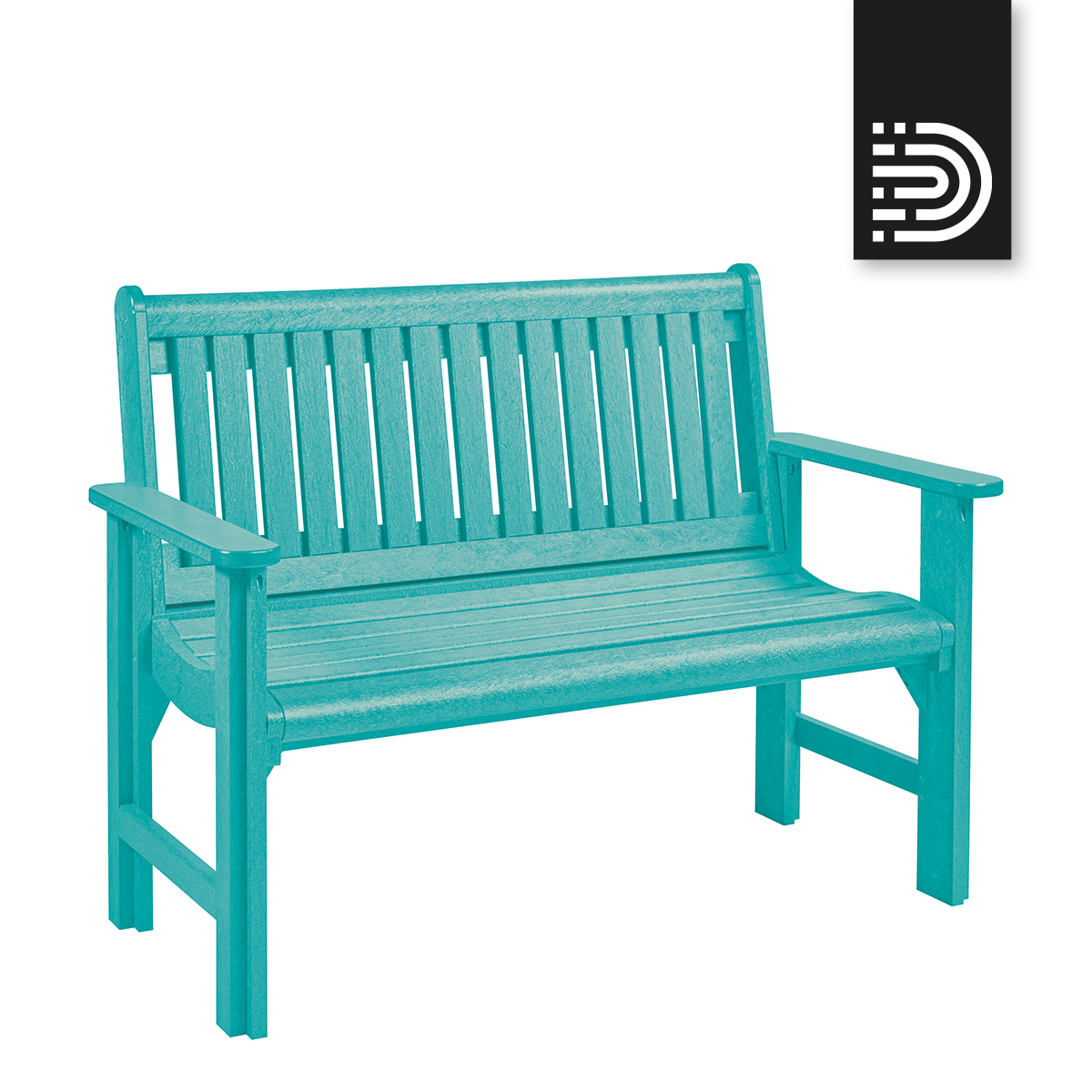 B01 4' Premium Garden Bench- turquoise 09