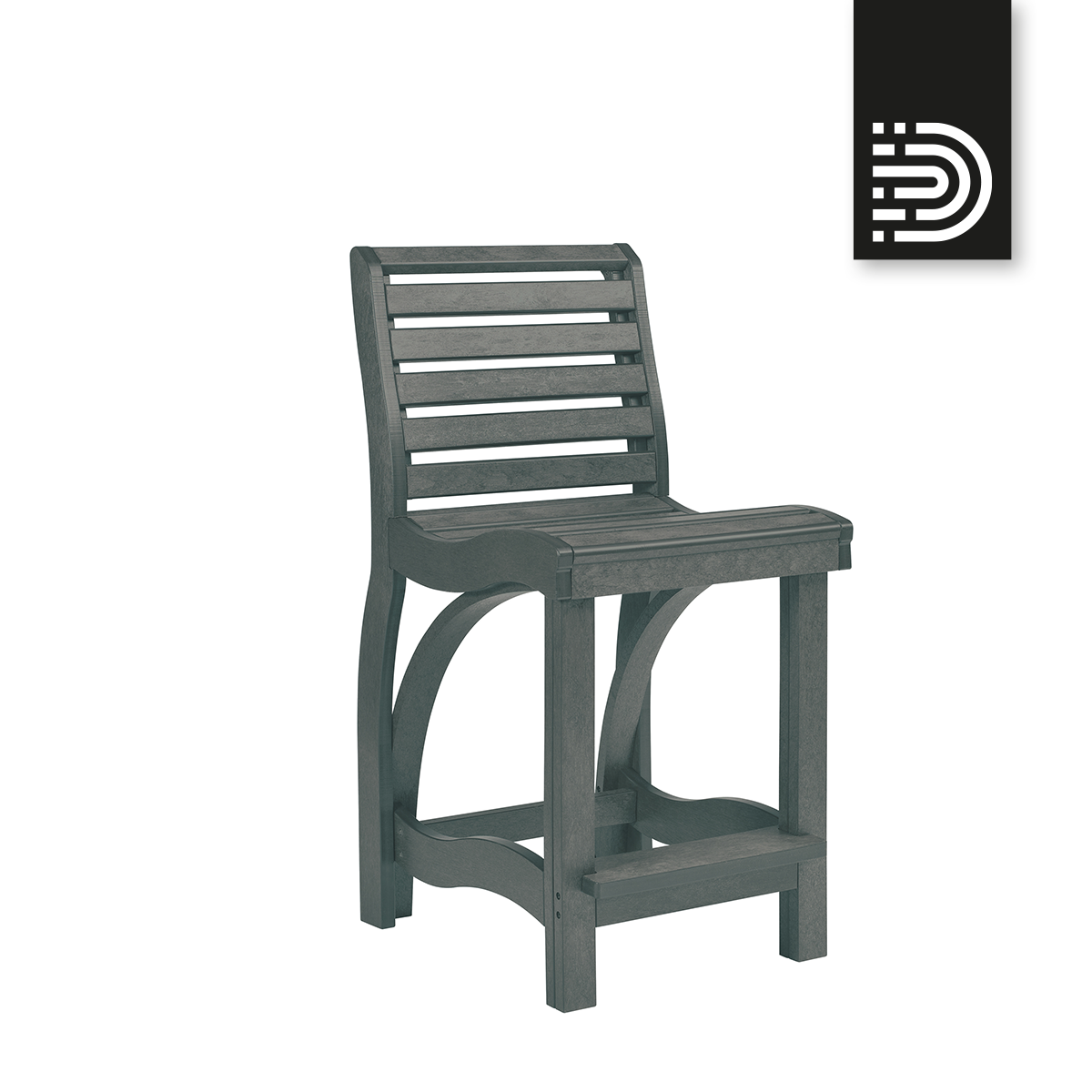 C36 Counter Chair - slate grey 18