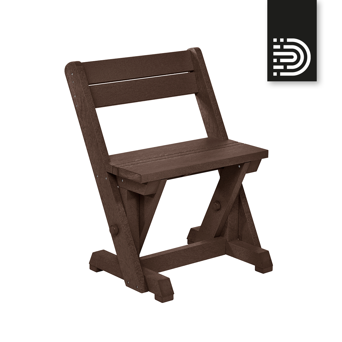 C202 Dining Chair with back - chocolate 16