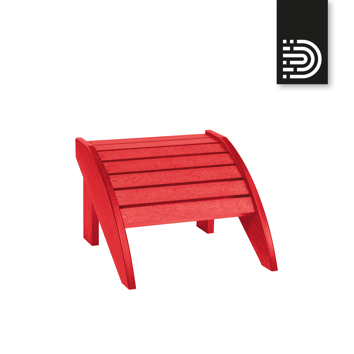 F01 Footstool - red 01