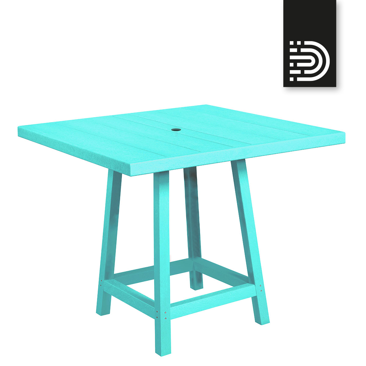 Bar Table in Turquoise 09 - TB23+TT13