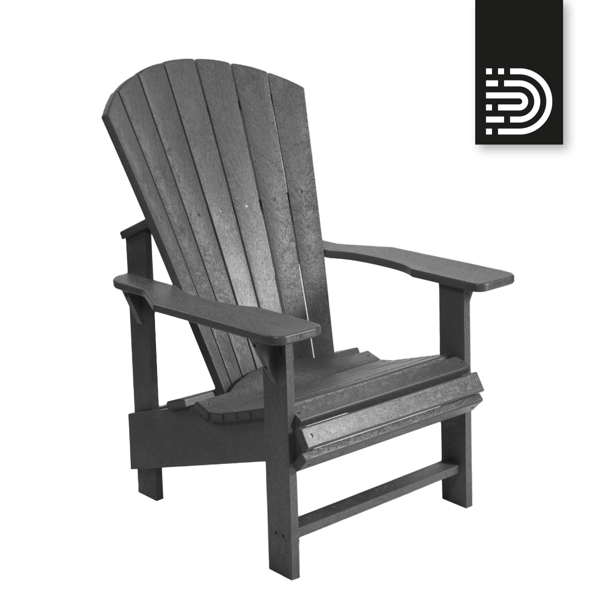 C03 Upright Adirondack Chair - slate grey 18