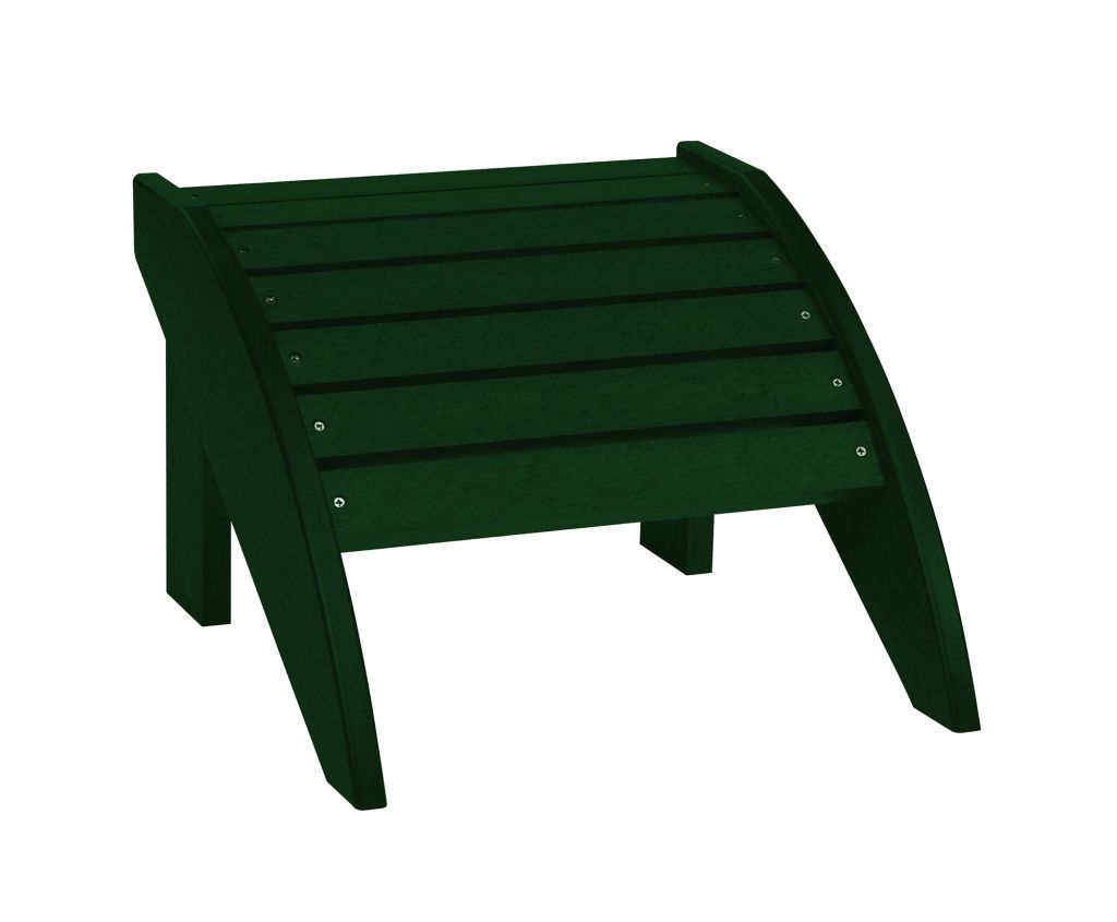 F01 Footstool - forest green -06