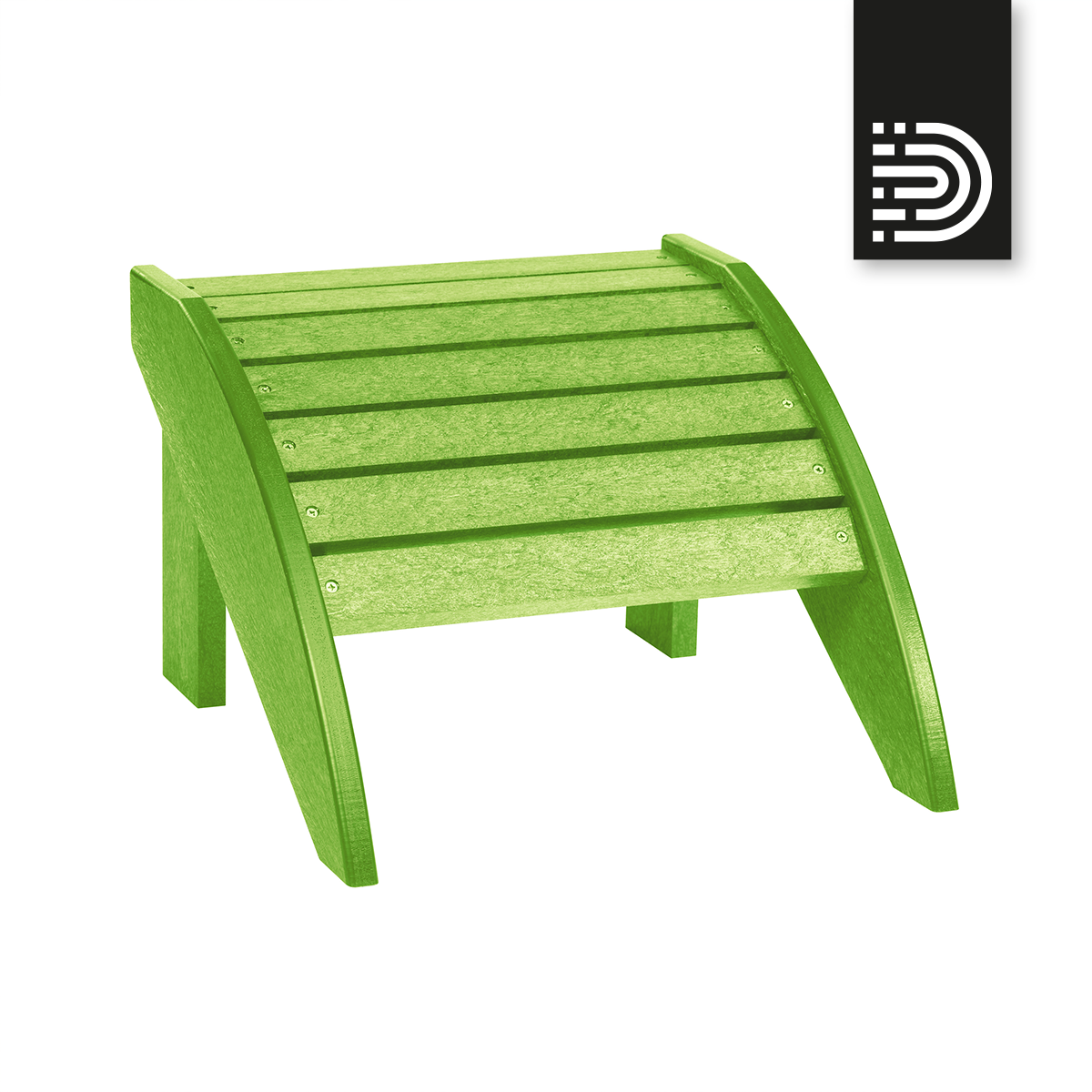 F01 Footstool - Kiwi green 17