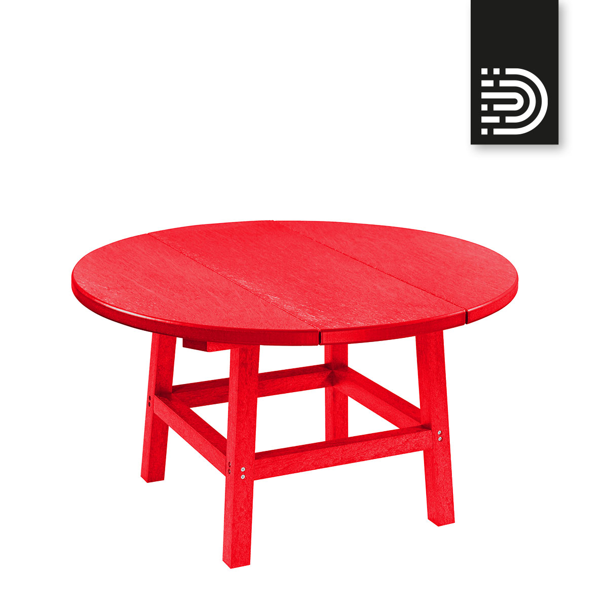 Cocktail Table in red 01- TB01+TT03/02