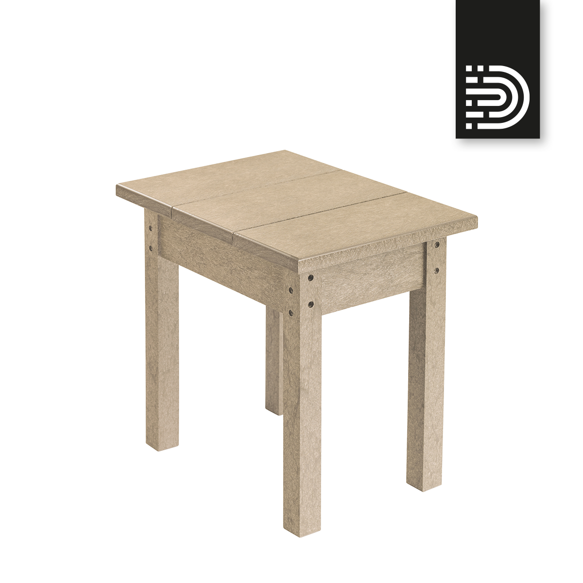 T01 small rectangular table - beige 07