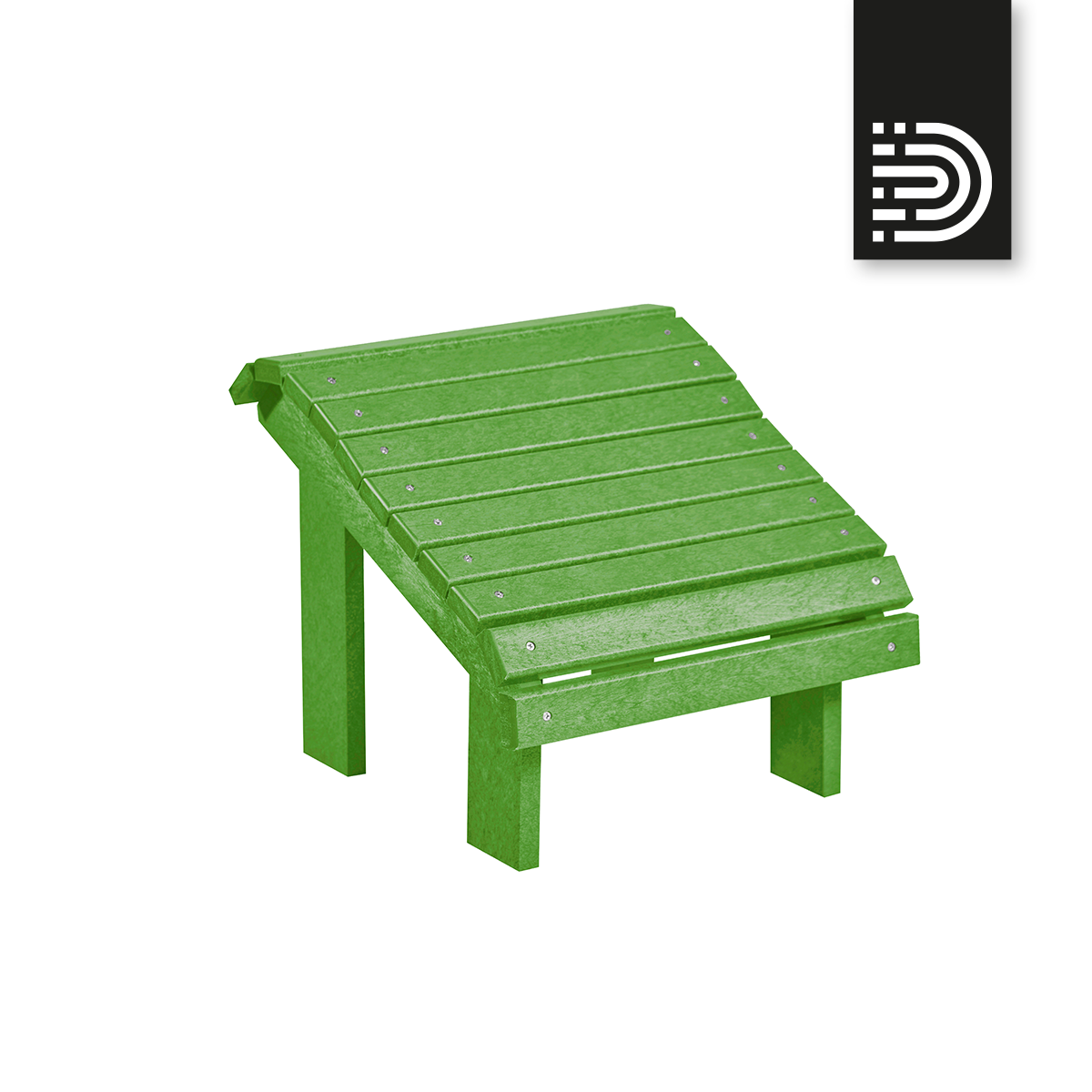 F04 Premium Footstool - Kiwi green 17