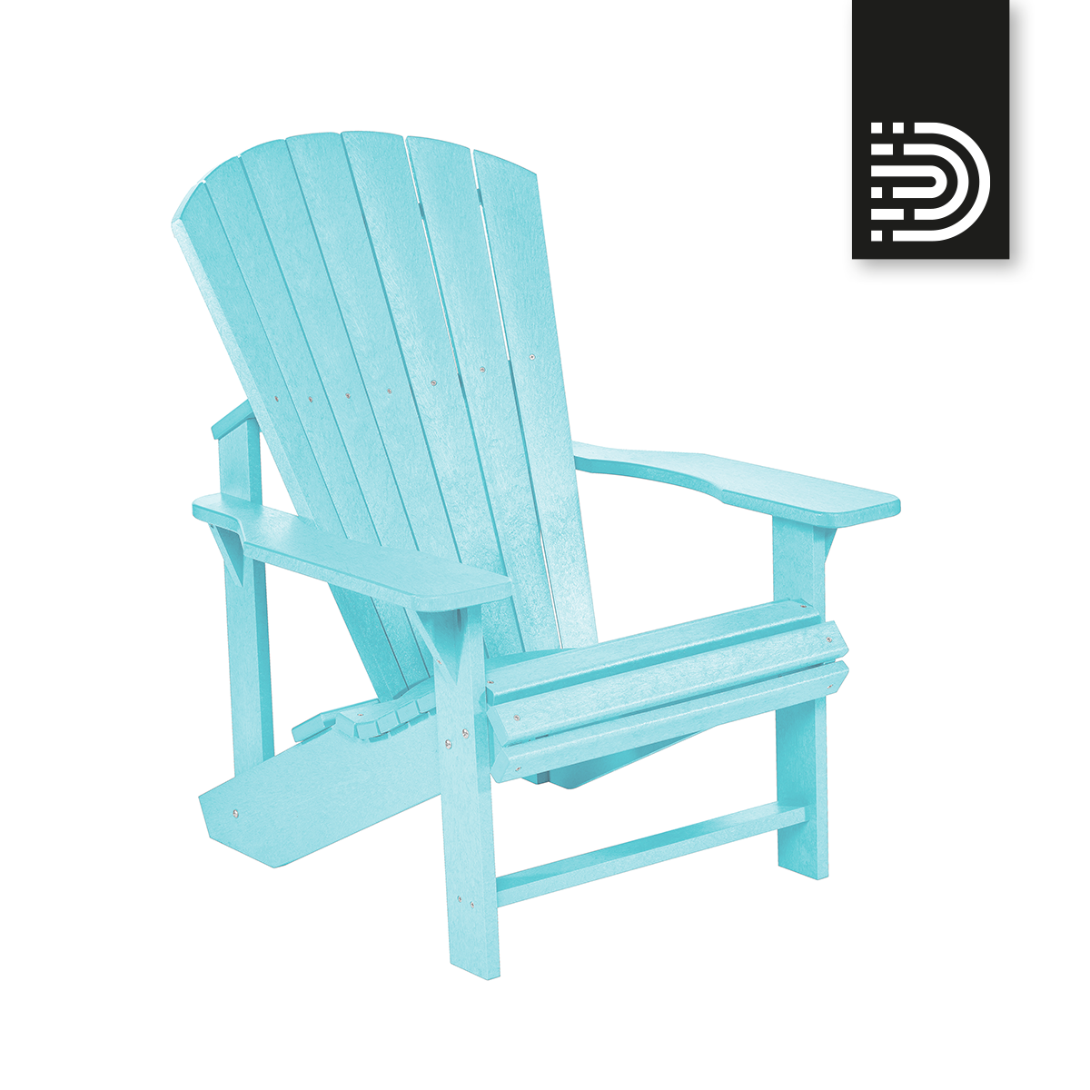  C01 Classic Adirondack Chair - aqua 11